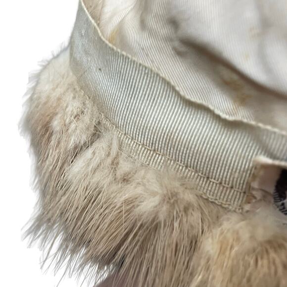 Bloomingdales ILGWU Union Made Vtg 1960s Blonde Fur Cossack Hat Zhivago Glam